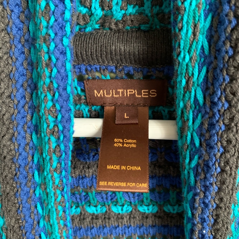 Multiples Boho Fringe Open Cardigan - image 4